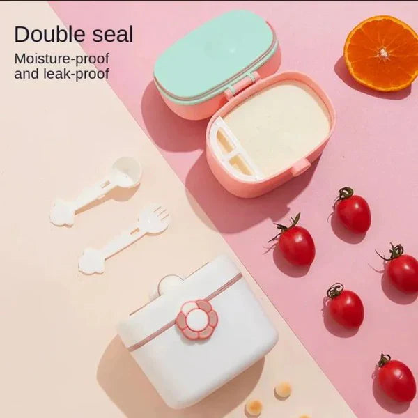 Baby Formula Container, Milk Powder Dispenser with Forks and Scoop