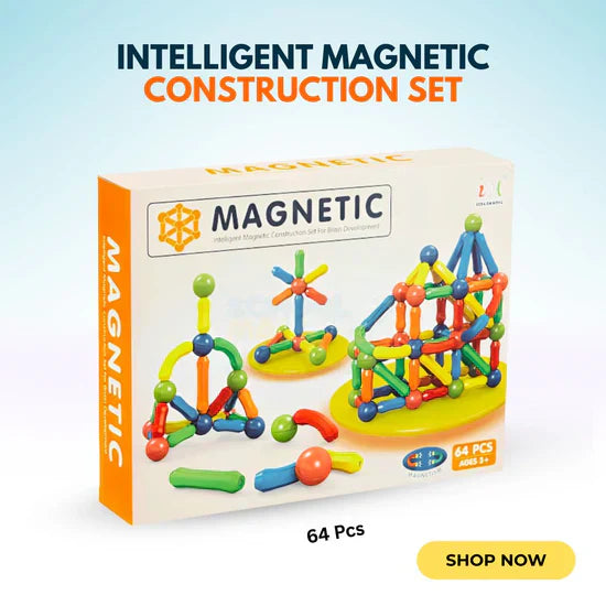 Magnetic Building Set – Creative Brain-Boosting Toy for Kids