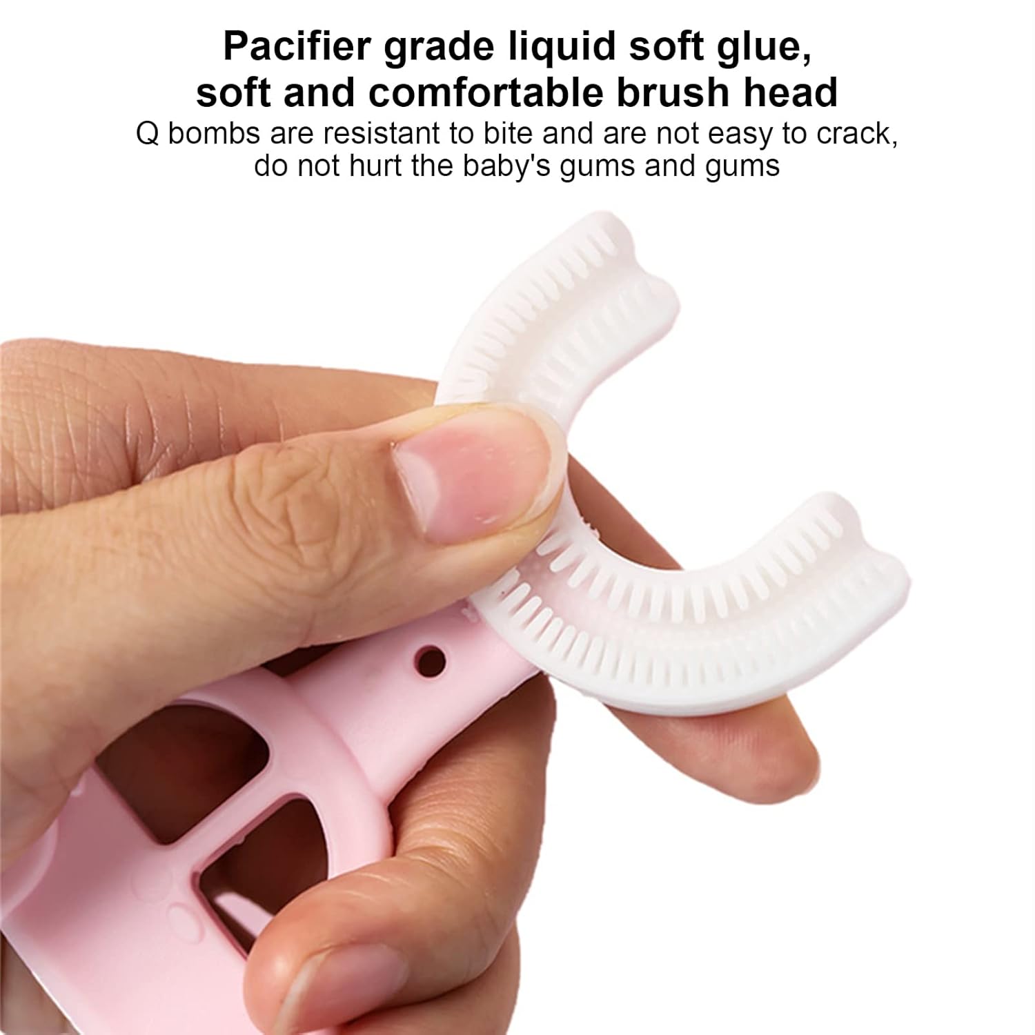 Lovely Taxi Shaped Children Whiting U-Type Toothbrush