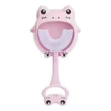 Children's Toothbrush Cartoon Tiger Pattern Manual Silicone U Shaped