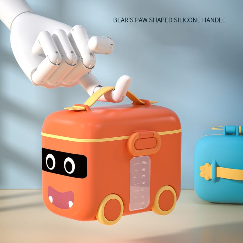 Baby Travel Milk Powder Box Safe Sealing Moist Proof Portable Milk Powder Storage Dispenser