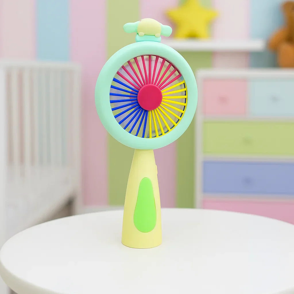Mini Fan Multi-Color with light